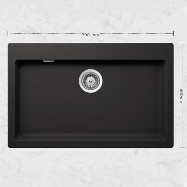 Νεροχύτης Ένθετος Manhattan 79x50 cm 30080